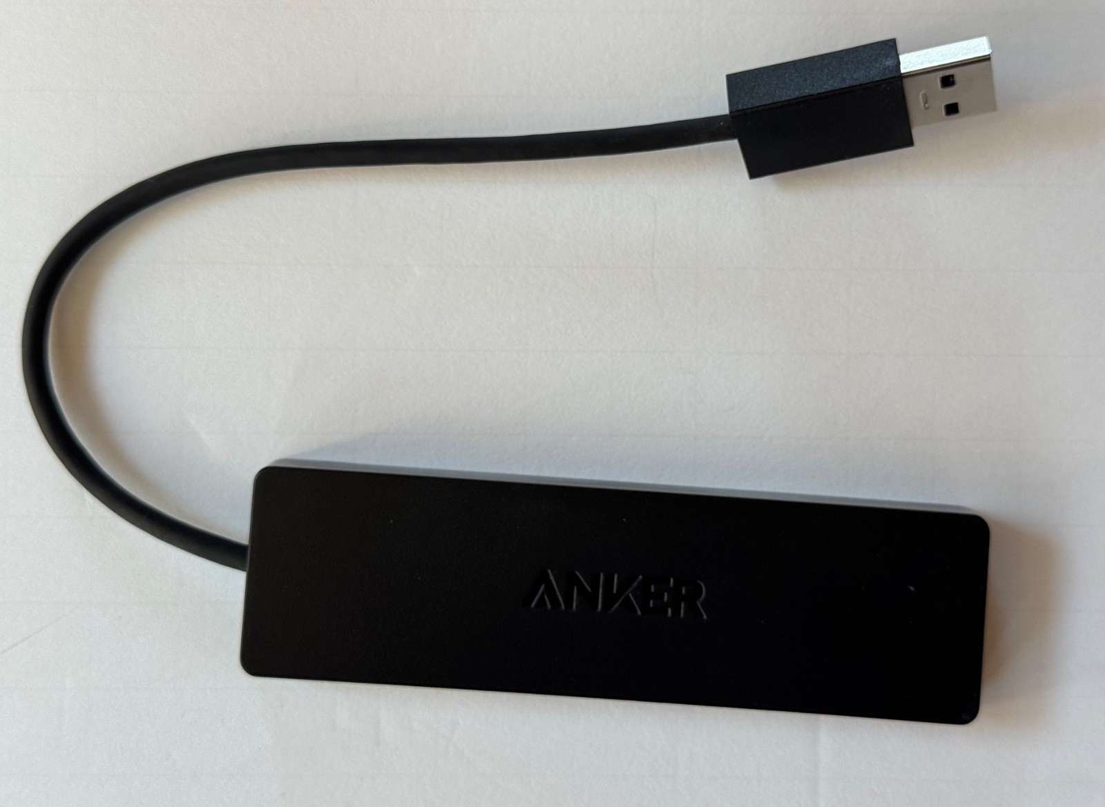 Anker 4-Port Ultra Slim USB 3.0 Data Hub Model A7516 8″ Cable