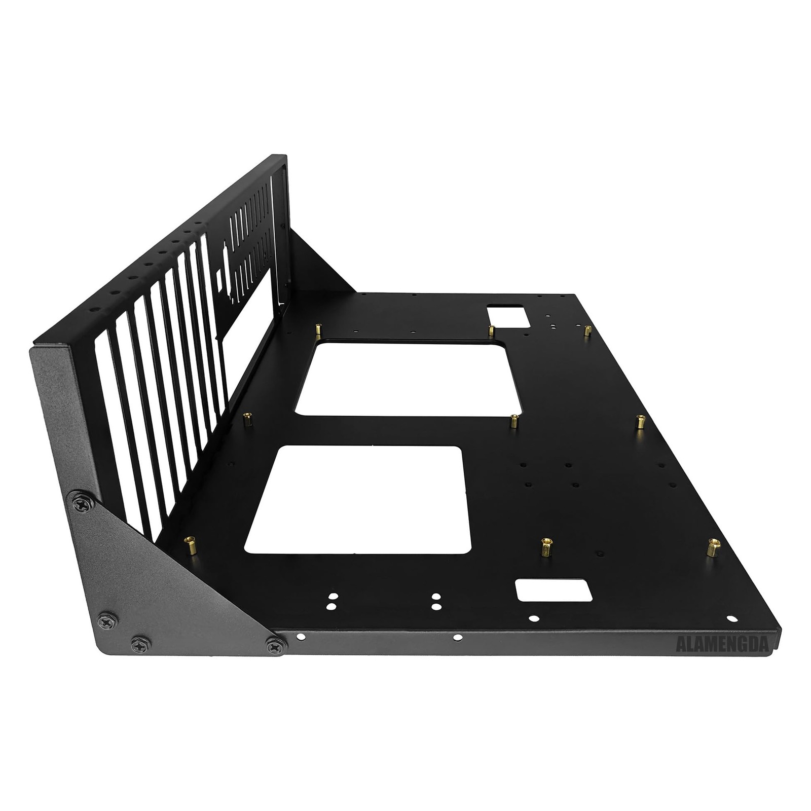 ALAMENGDA DIY Pc Test Bench, Open Chassis Case Rack for ATX/MATX/ITX Motherbo…
