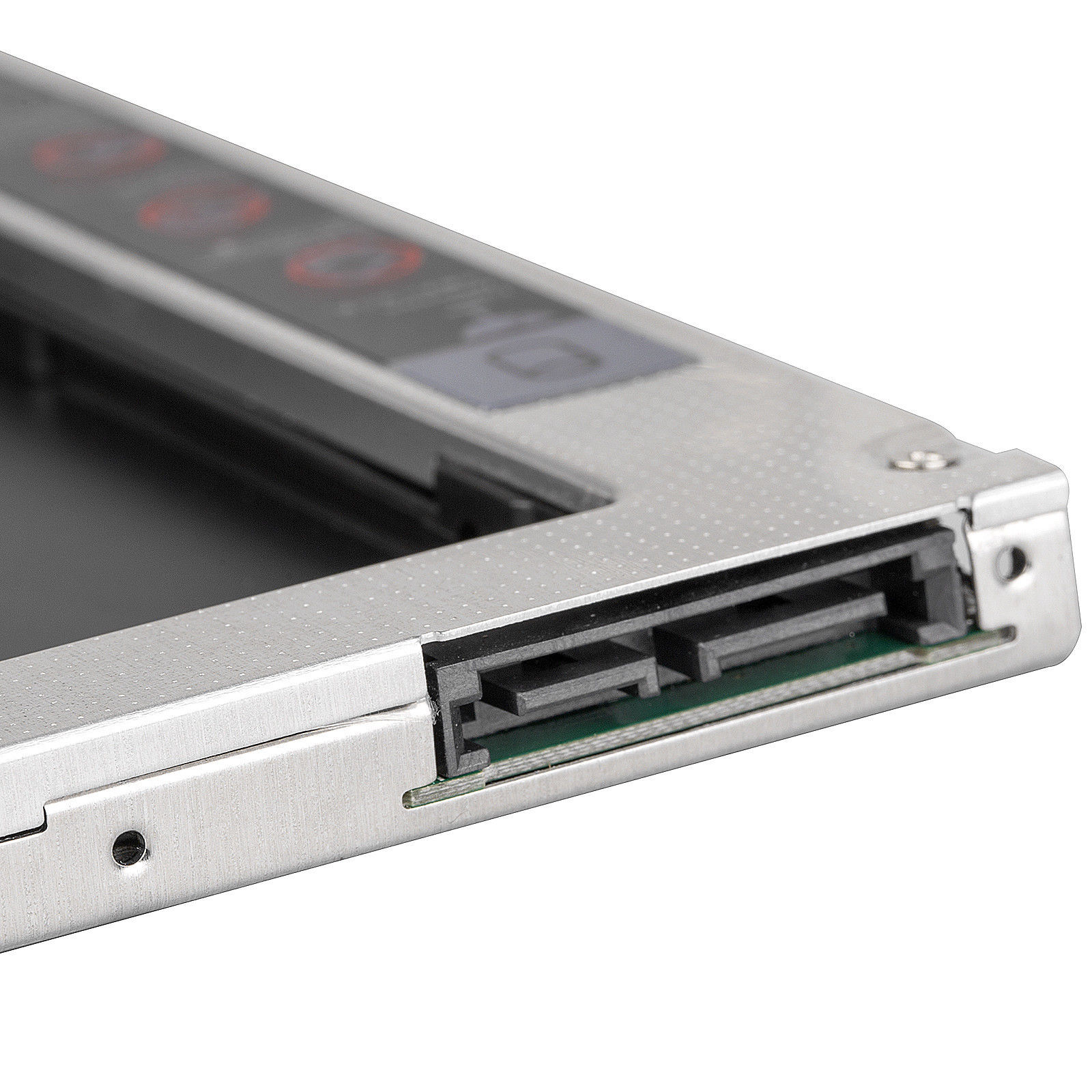 12.7mm HDD Caddy 2.5in SATA SSD Case for Laptop Second Hard Drive Internal Tray
