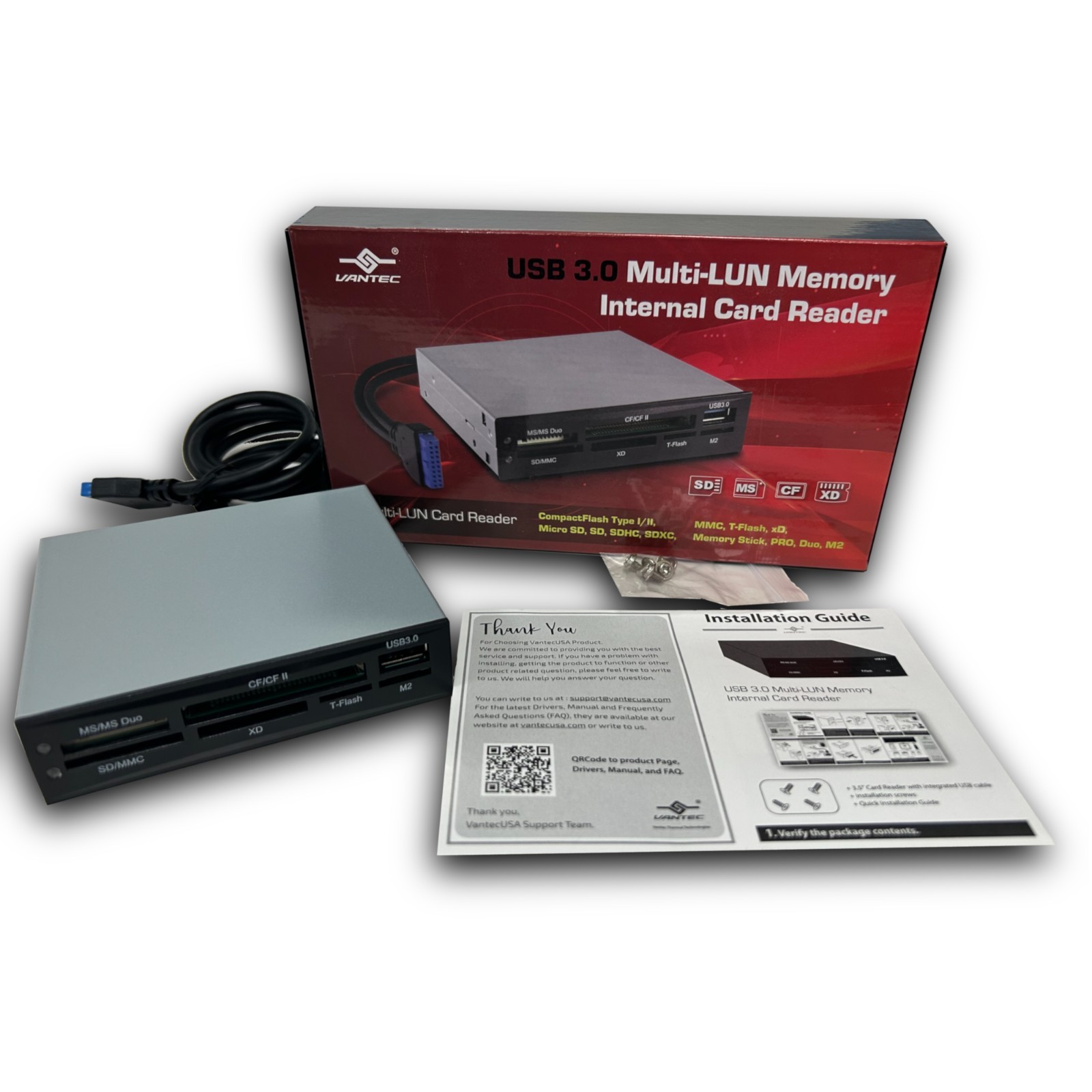 Vantec Link USB 3.0 Multi-LUN Memory Internal Card Reade