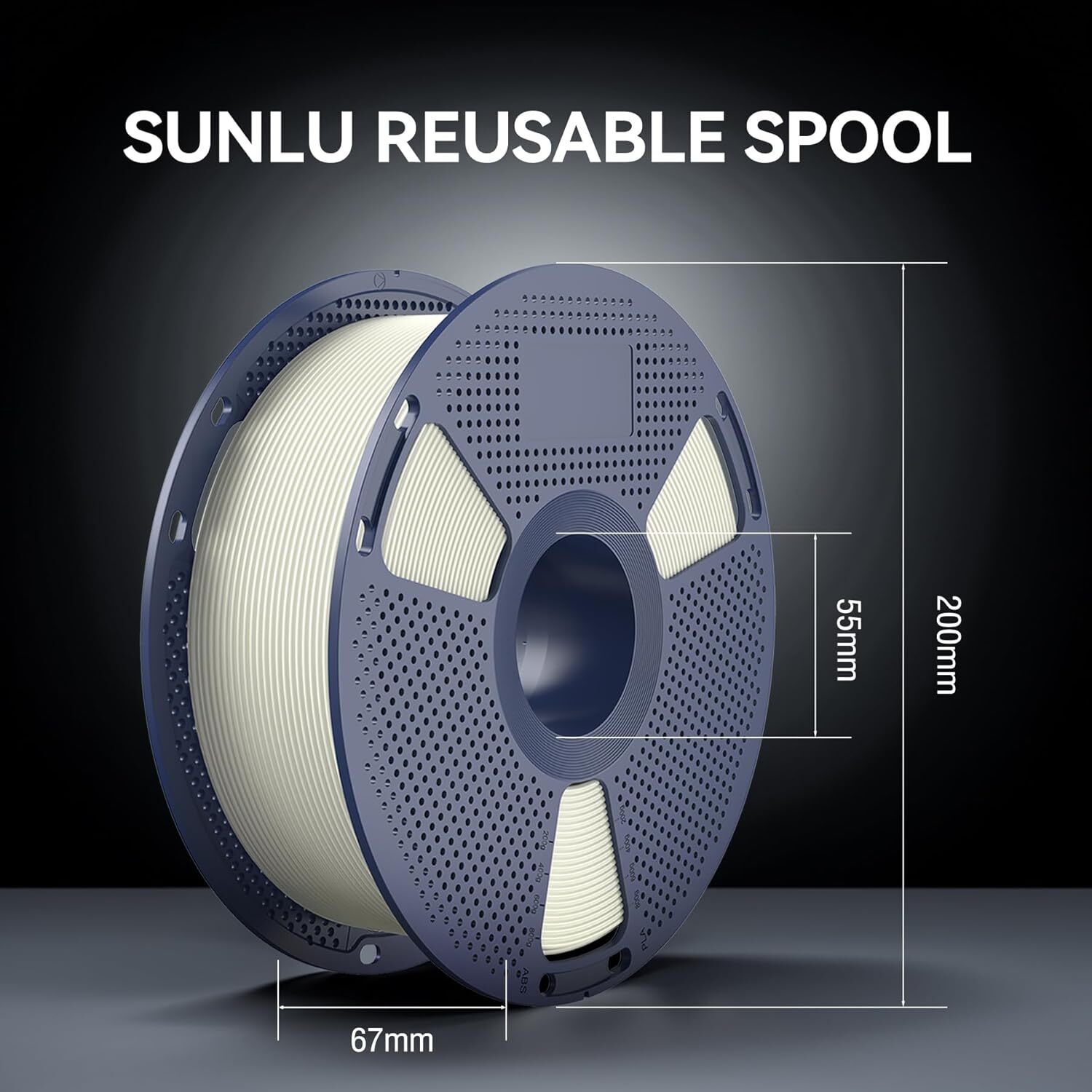SUNLU 1.75MM PP/Easy PA/PA6-CF/PA12-CF/PC-ABS 3D Engineering Filament 1KG/0.8KG