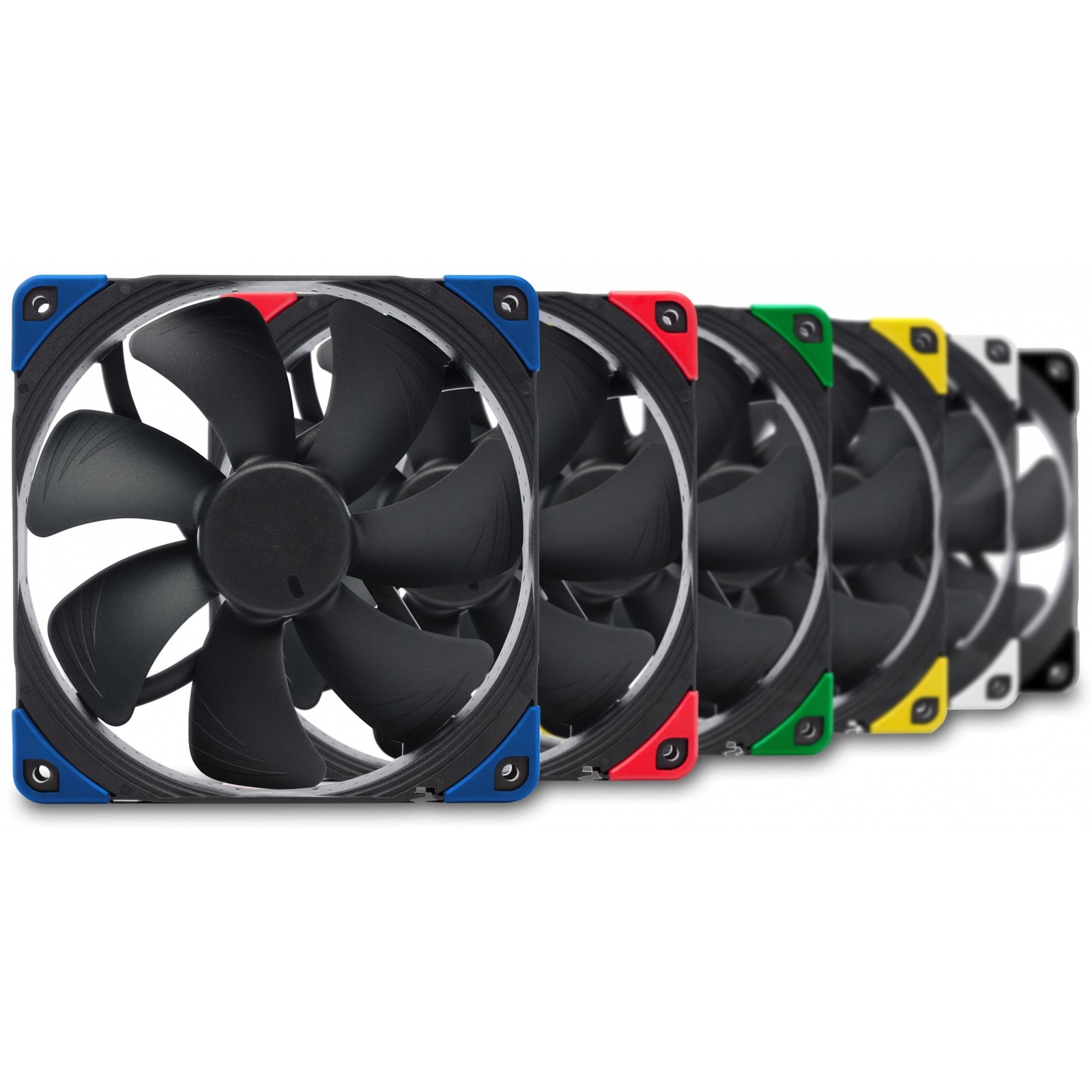 Noctua Chromax Black Swap 140mm 1500RPM Computer Case Fan w/Anti-Vibration Pads