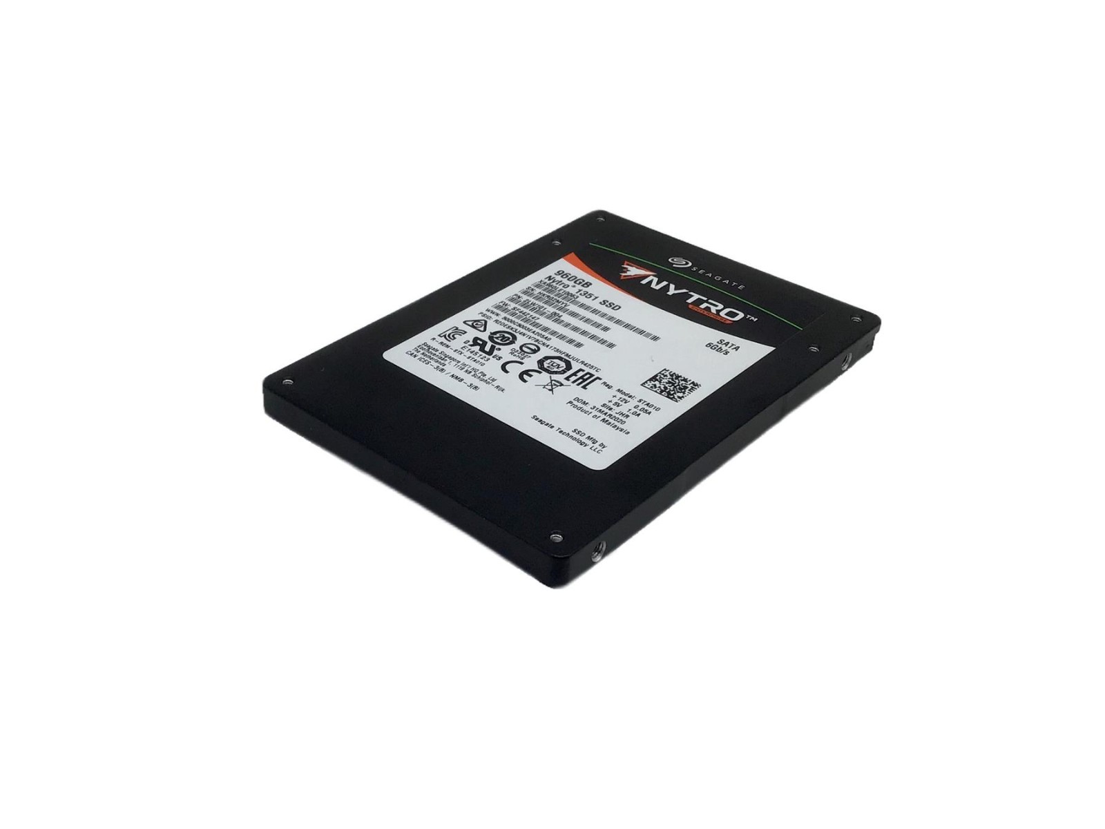 Low Hours! 960GB SATA SSD Seagate Nytro 1351 2.5″ 6Gbps Internal SSD Drive