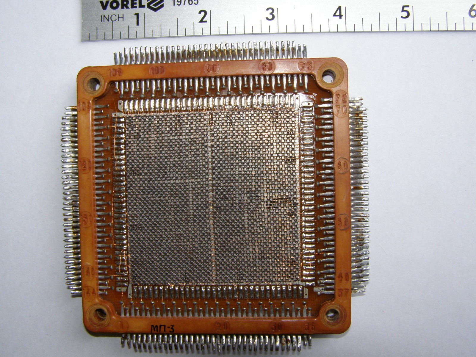 USSR Magnetic Ferrite Core Memory Double Frame Board 1Kbyte USSR 1970s