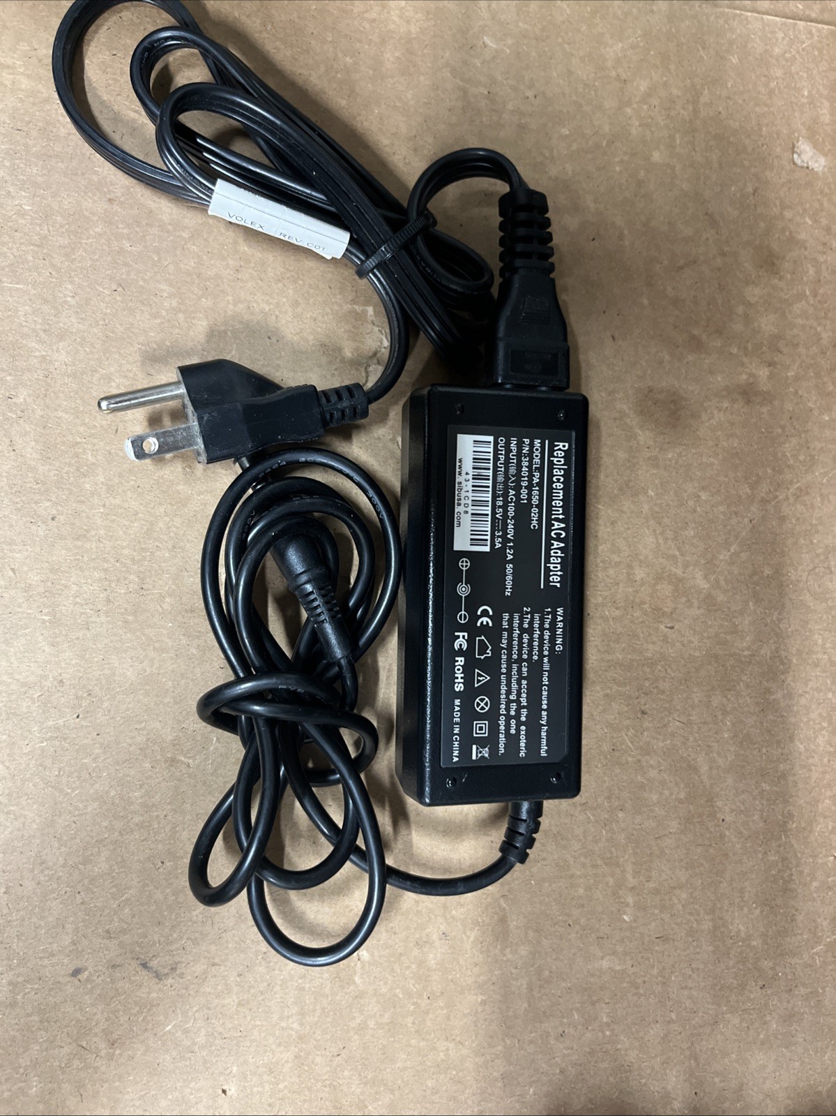 Sibusa Replacement AC Adapter PA-1650-02HC 100-240V 50/60Hz 18.5V 3.5A