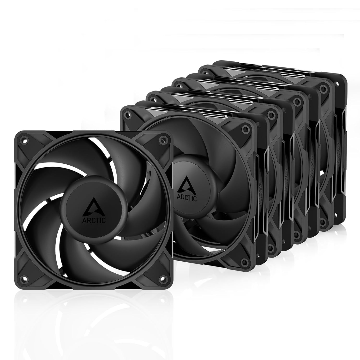 P12 Pro PST – 5 Pack – Powerful Premium Fan, 120 Mm PWM Fan with Y-Cable Splitte