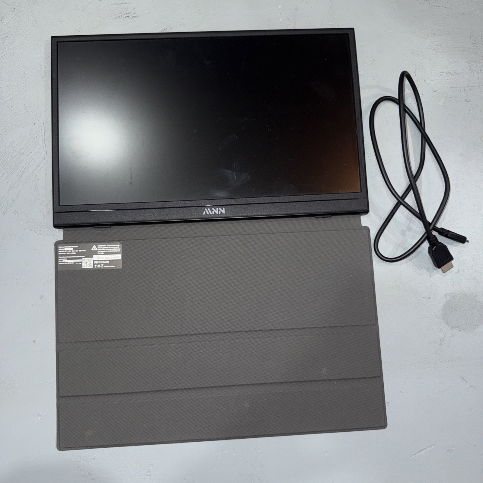 MNN M156F01 15.6″ FHD 1080P IPS Portable Monitor USB-C HDMI Ultra-Slim