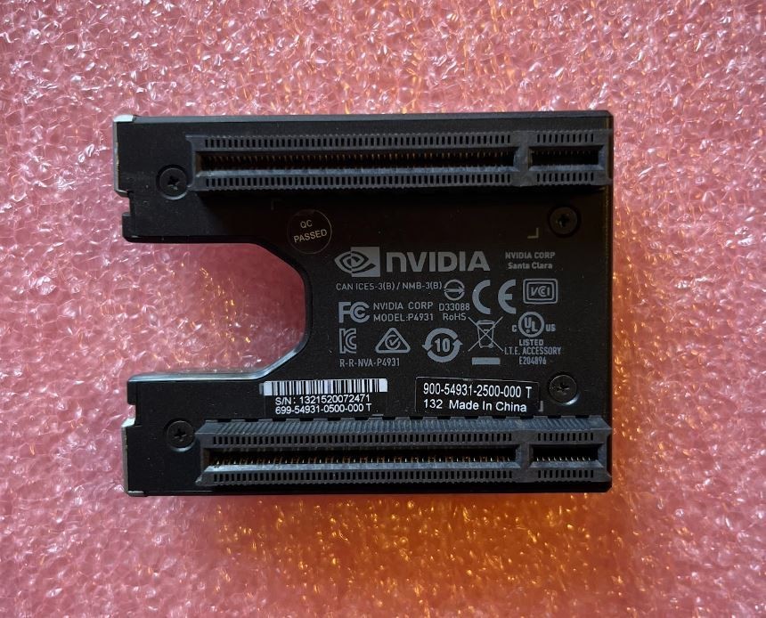NVIDIA P4931 RTX 6000/8000 2-Slot NVLink Bridge Adapter 900-54931-2500-000