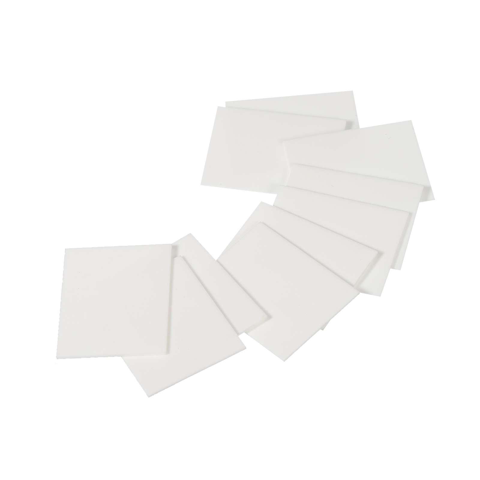30Pcs 28x22x0.65mm Alumina Ceramic Sheet DIY Cooling Pad Insulating