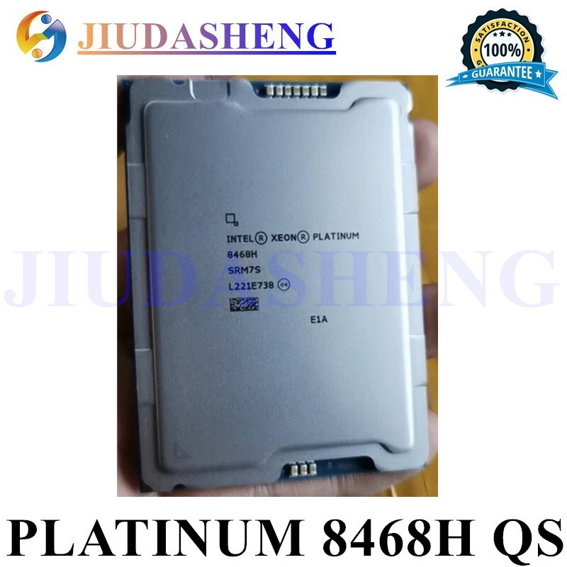 Intel Xeon Platinum 8468H QS 48 cores, 96 threads, 2.1- 3.0Ghz cpu processor