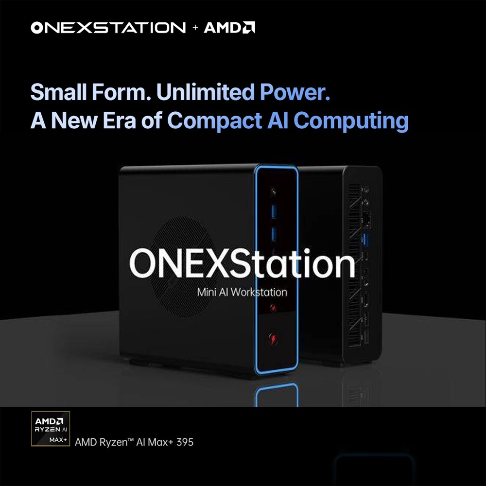 ONEXPLAYER ONEXStation i1 Workstation AMD Ryzen Max+395 128GB+1TB For Open Claw