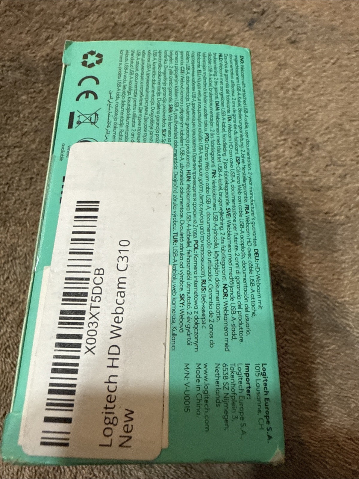 NEW Logitech HD Webcam C310, Standard Packaging 720P HD Ships within 24 hours