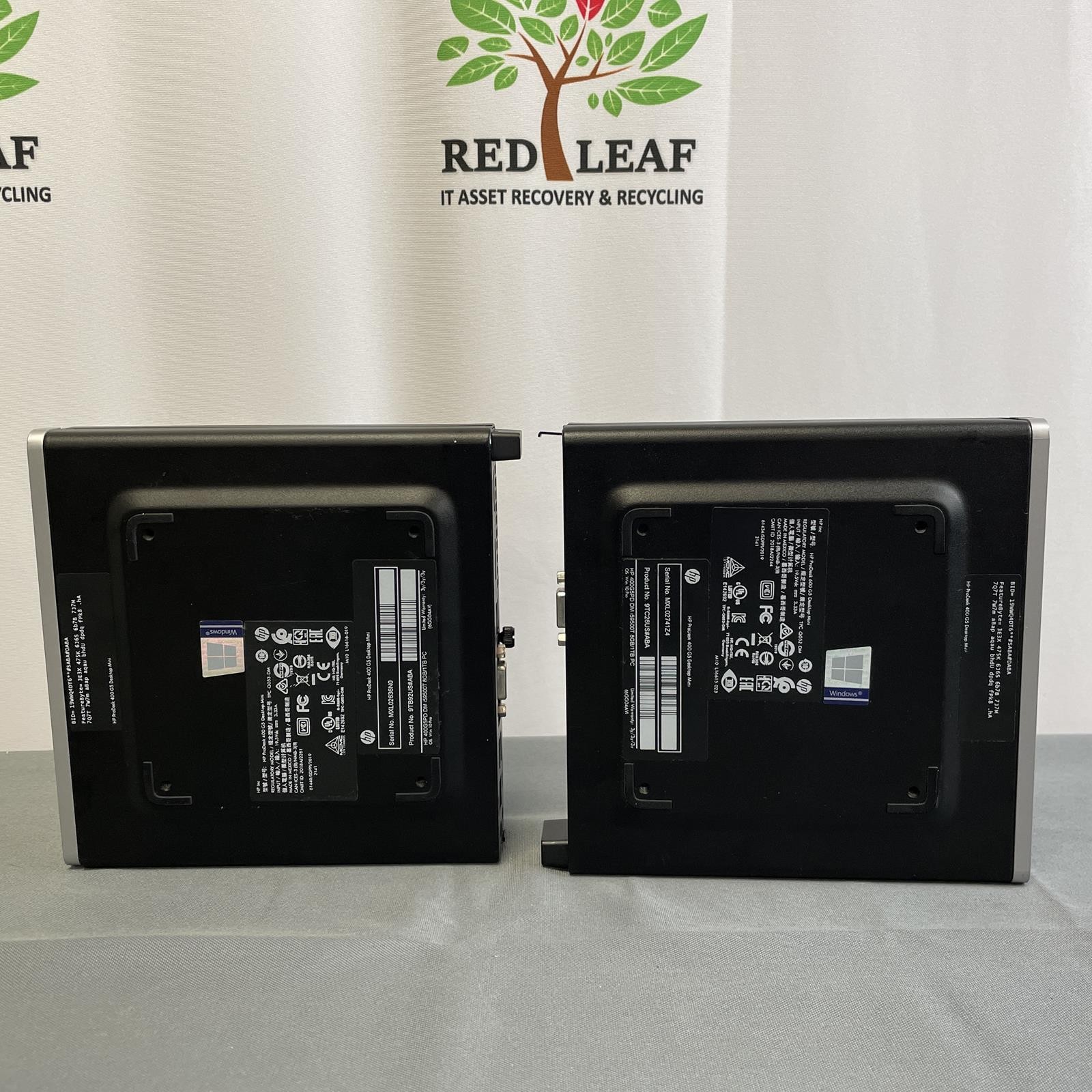 Lot of 2 | HP ProDesk 400 G5 Mini Desktop i5-9500T 8GB/16GB No SSD | BTB (READ)