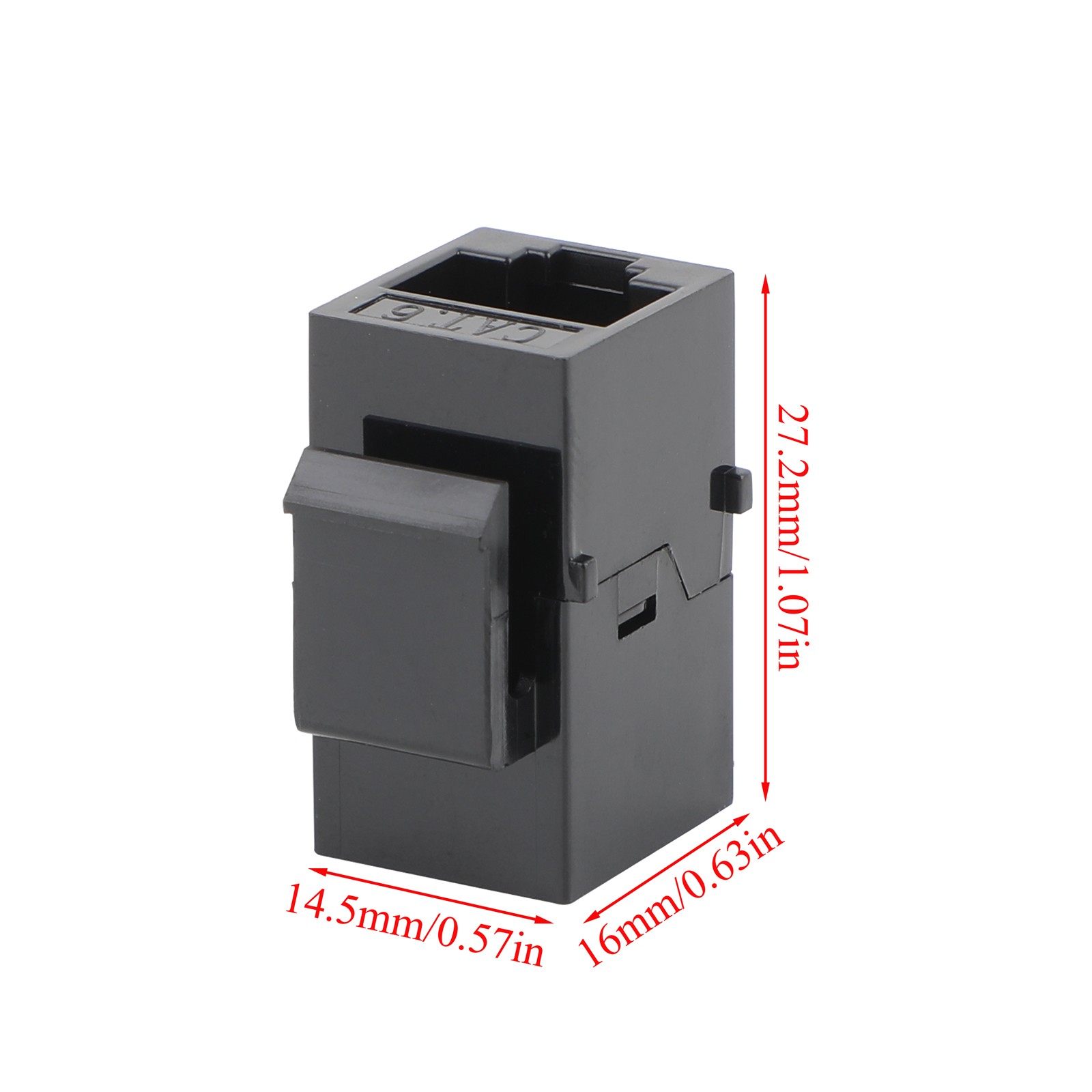 25PCS CAT6 Keystone RJ45 Female to Female Gigabit Ethernet Coupler