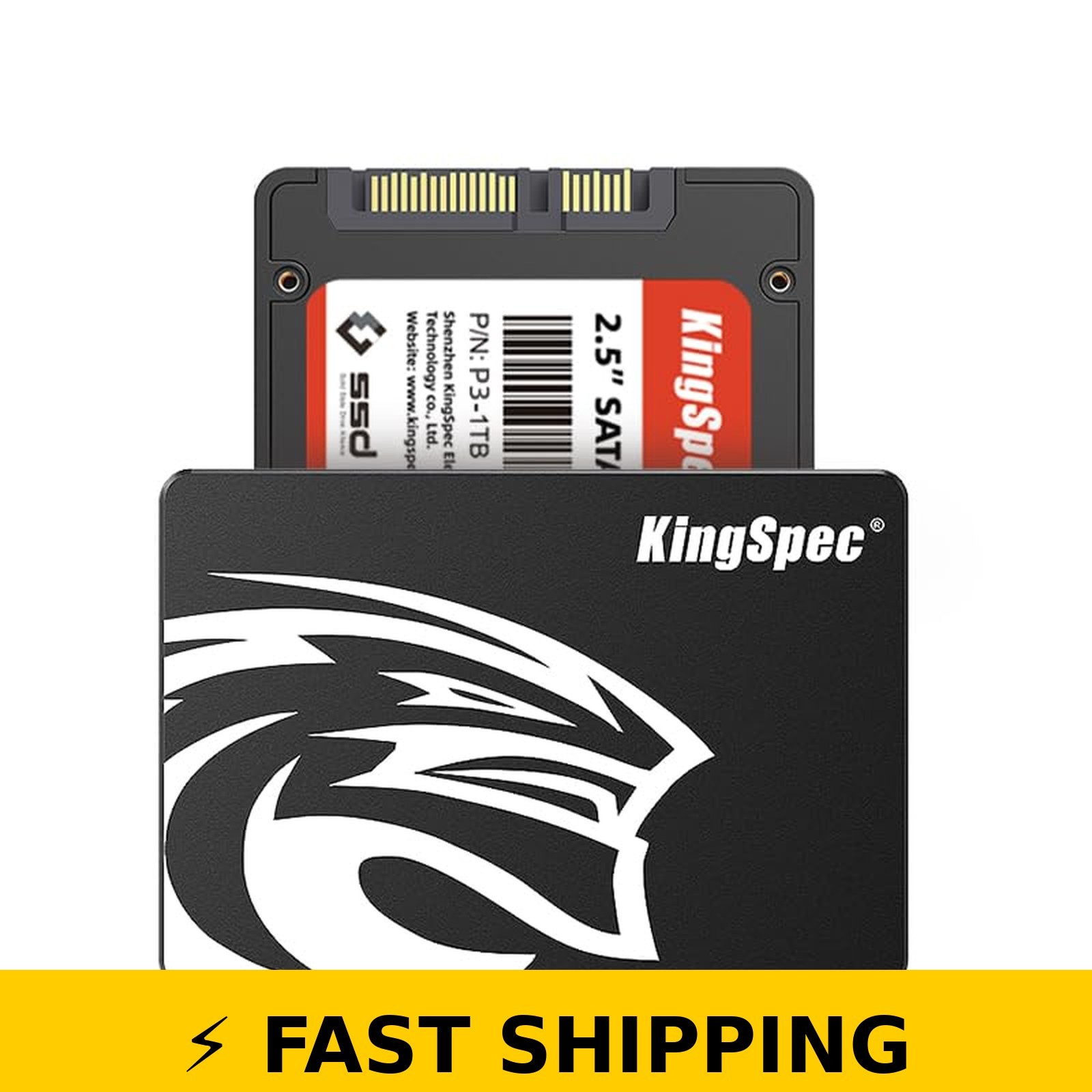 KingSpec 512GB 2.5″ SATA III SSD – 550MB/s Read, 520MB/s Write