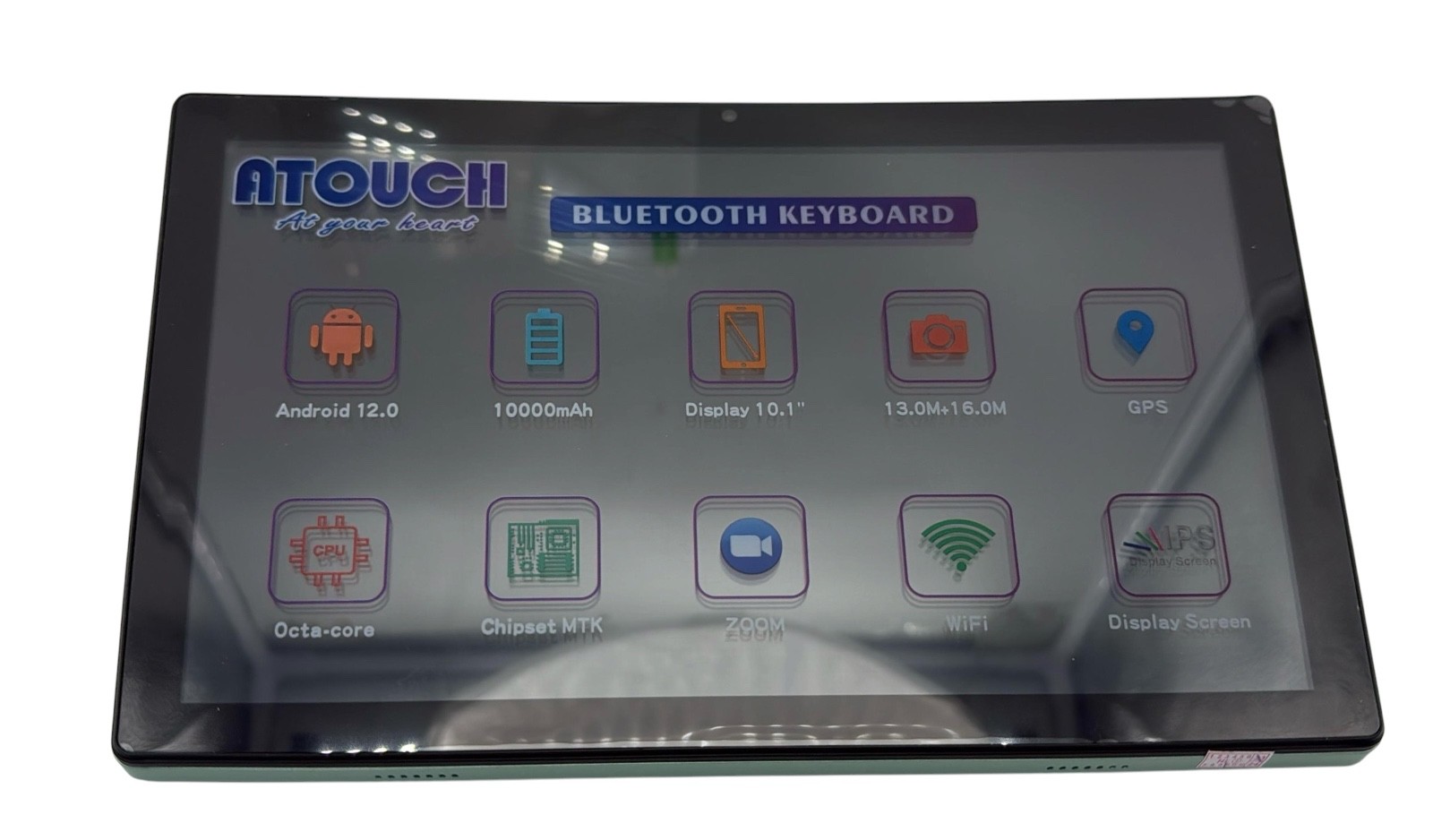 ATOUCH PC X19 PRO with Keyboard Bluetooth Android 12 NEW Open Box