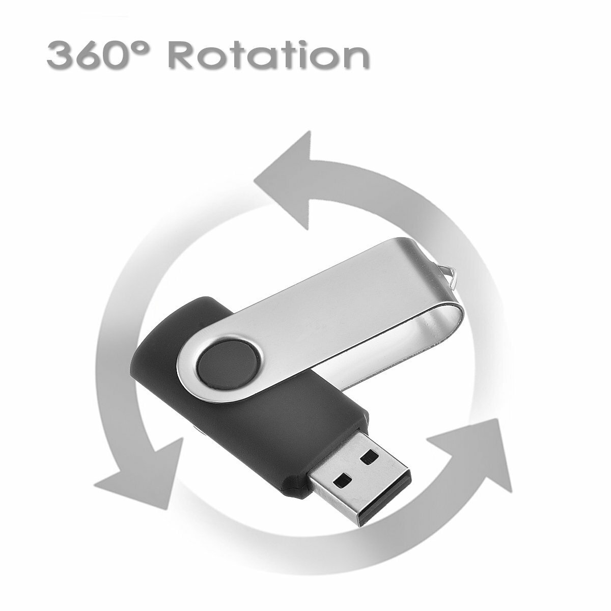 4GB USB 2.0 Flash Drive Memory Stick Swivel Thumb Drive Stick Pen Drive Lot