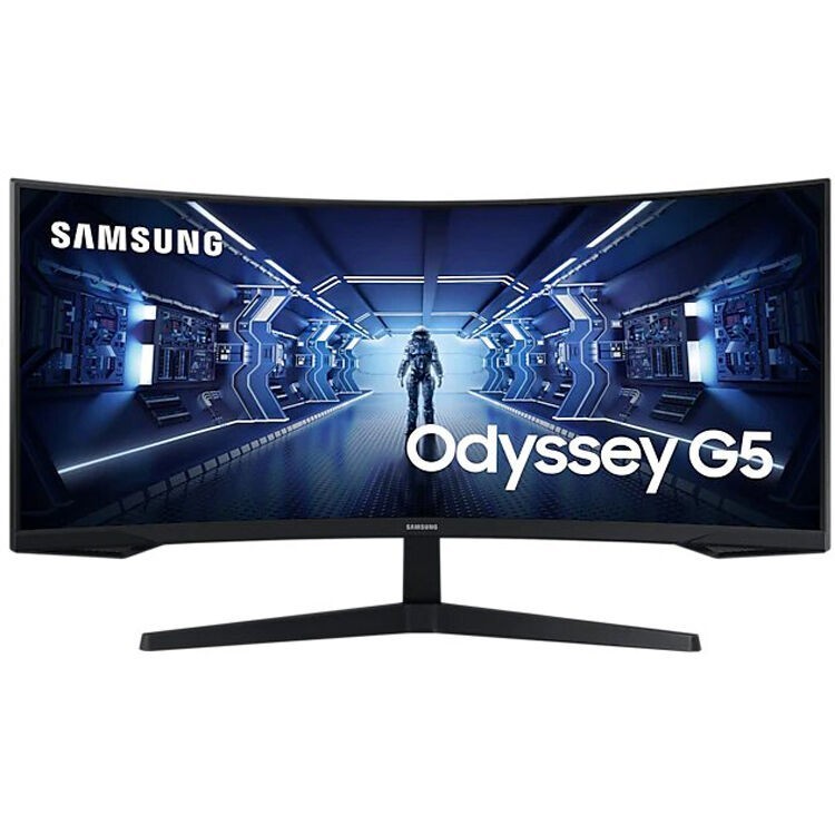 Samsung 34 inch Odyssey G5 G55T 1ms 165Hz 1000R Curved Gaming Monitor