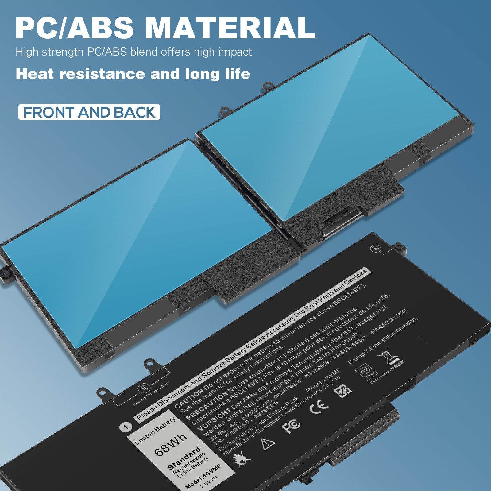 ✅3HWPP /4GVMP BATTERY FOR DELL Latitude 5401 5410 5411 5501 5510 Precision 3541