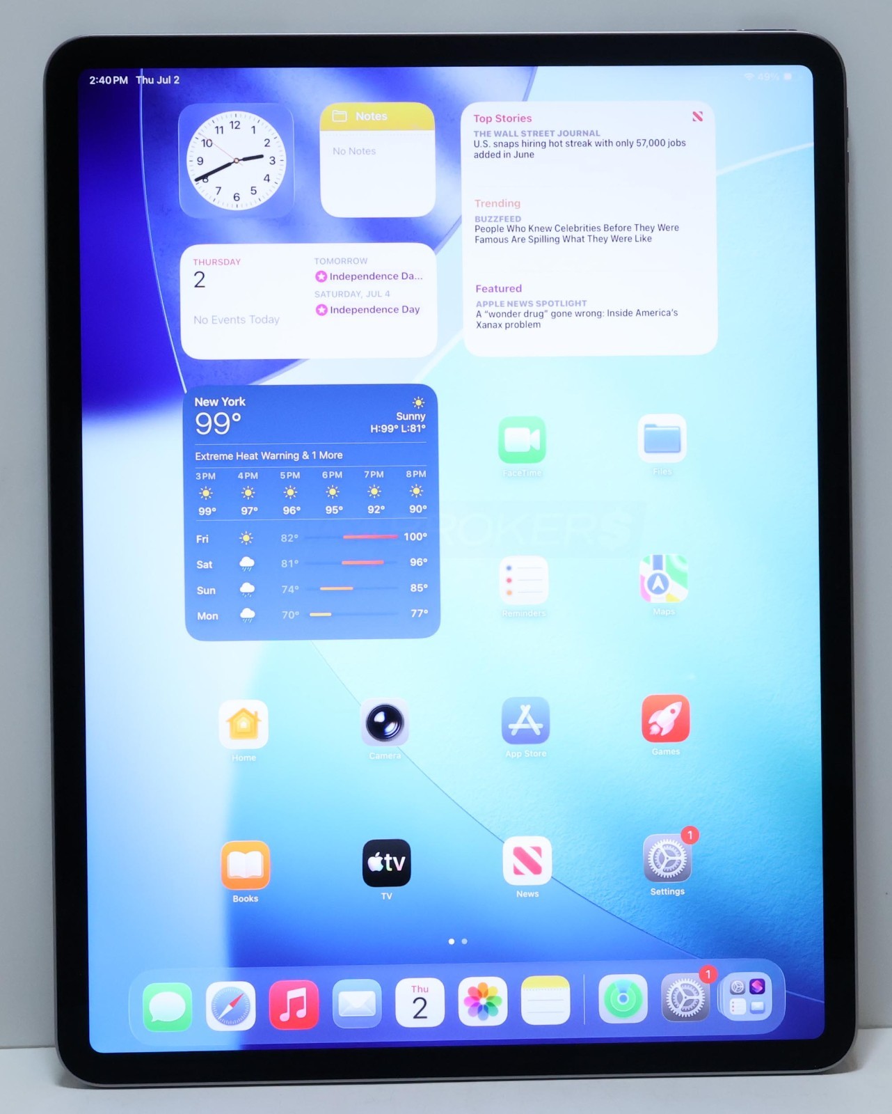 Apple iPad Air M4 256GB Wi-Fi 13″ MH5U4LL/A Space Gray
