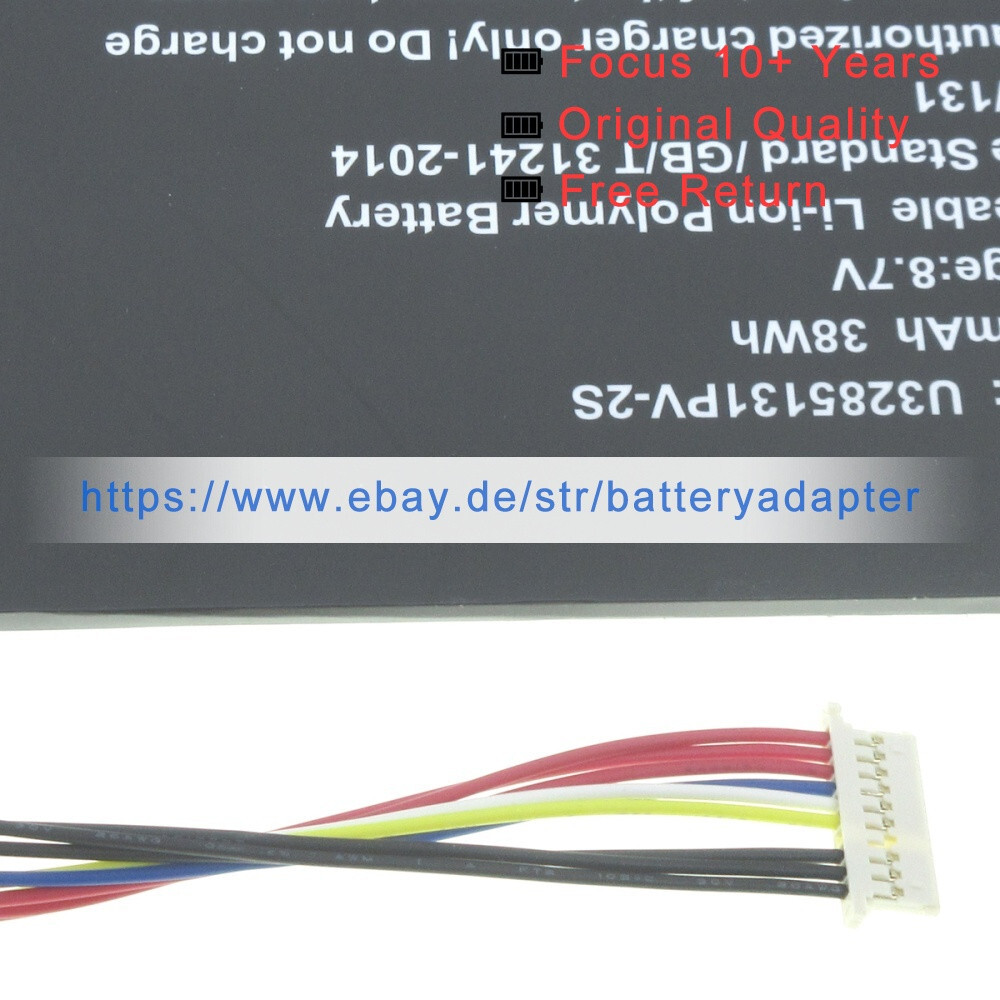 New battery for TECLAST Plus F7 Plus 2 F15 plus 2 laptop 7.6V 5000mAh 38Wh