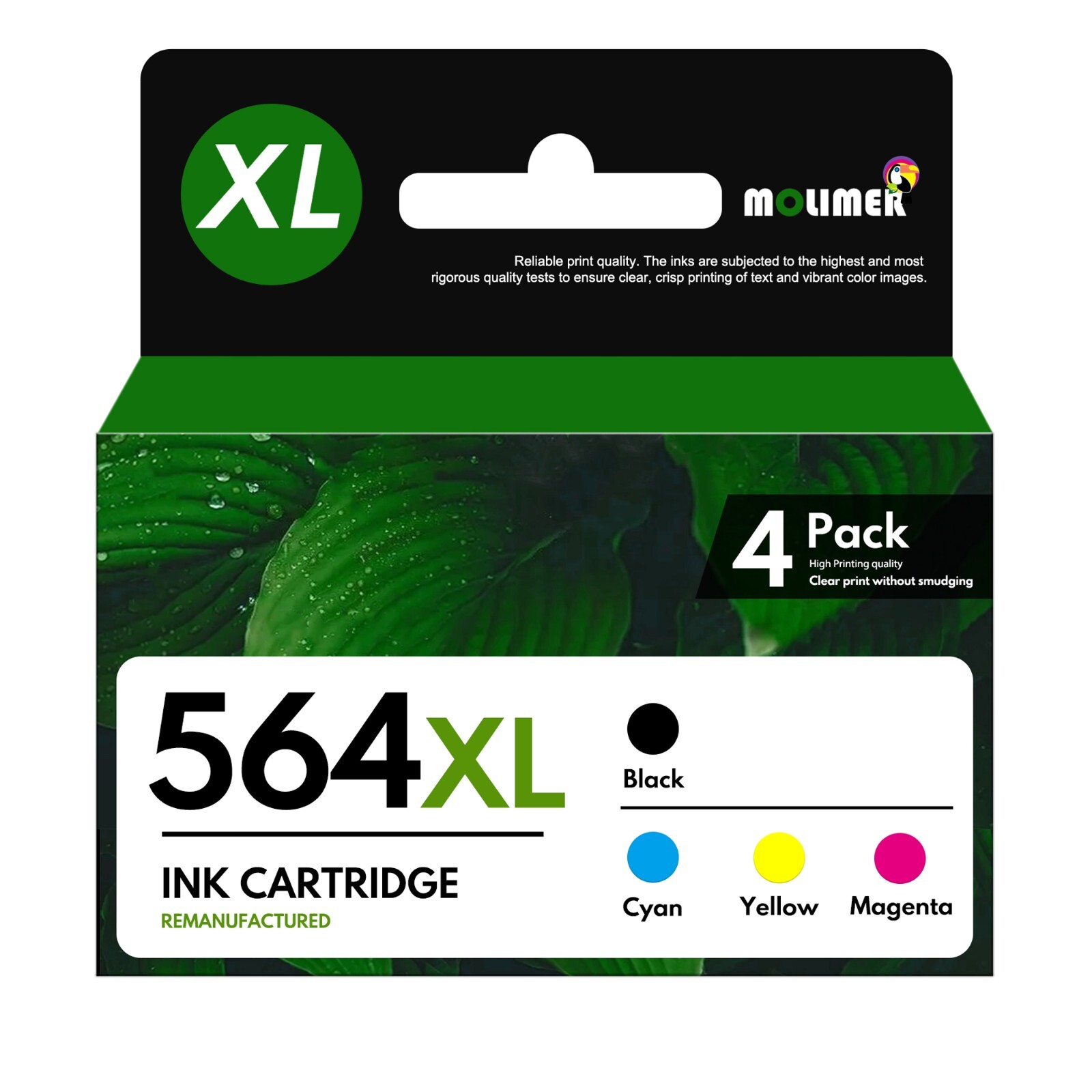 564XL 564 Ink Cartridge Replacement for HP 564 XL DeskJet 3520 3521 Bk/C/M/Y