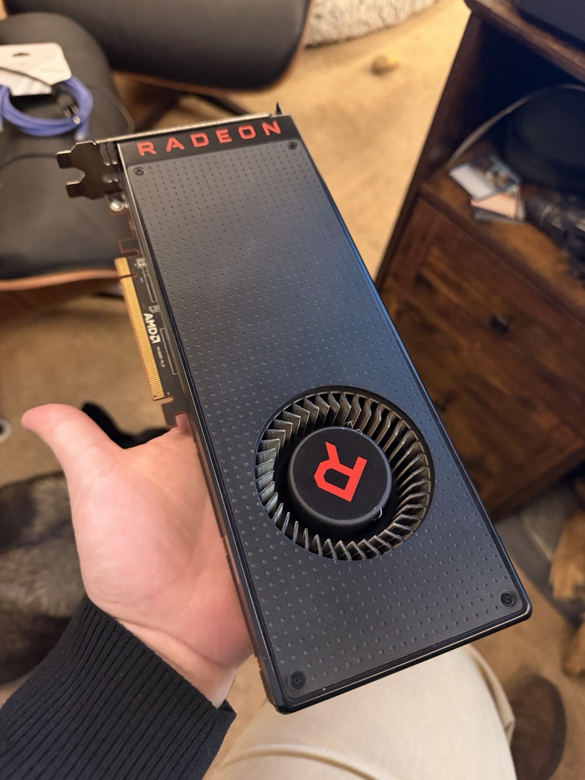 AMD Radeon RX Vega 64 8GB Graphics Card, Multiple Monitor, HDMI, DisplayPort