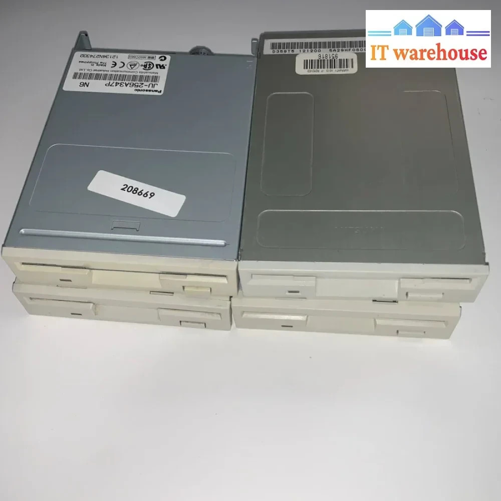 🔥 Lot Of 4 Desktop 3.5 Inch internal Floppy Disk Drive (black or white/beige)