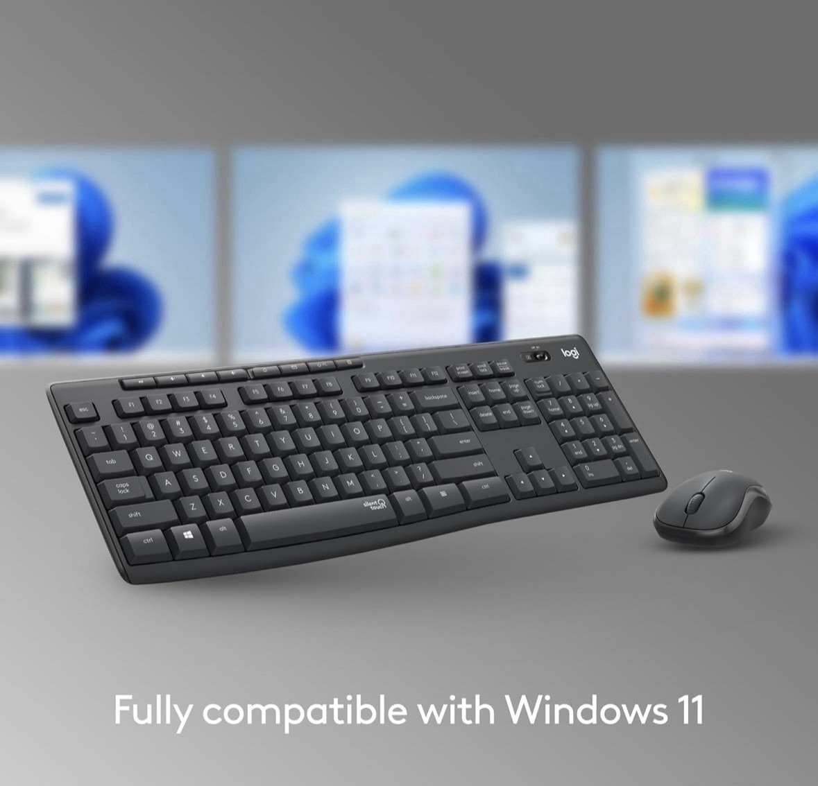 Logitech MK295 Wireless Mouse & Keyboard Combo with SilentTouch Technology.