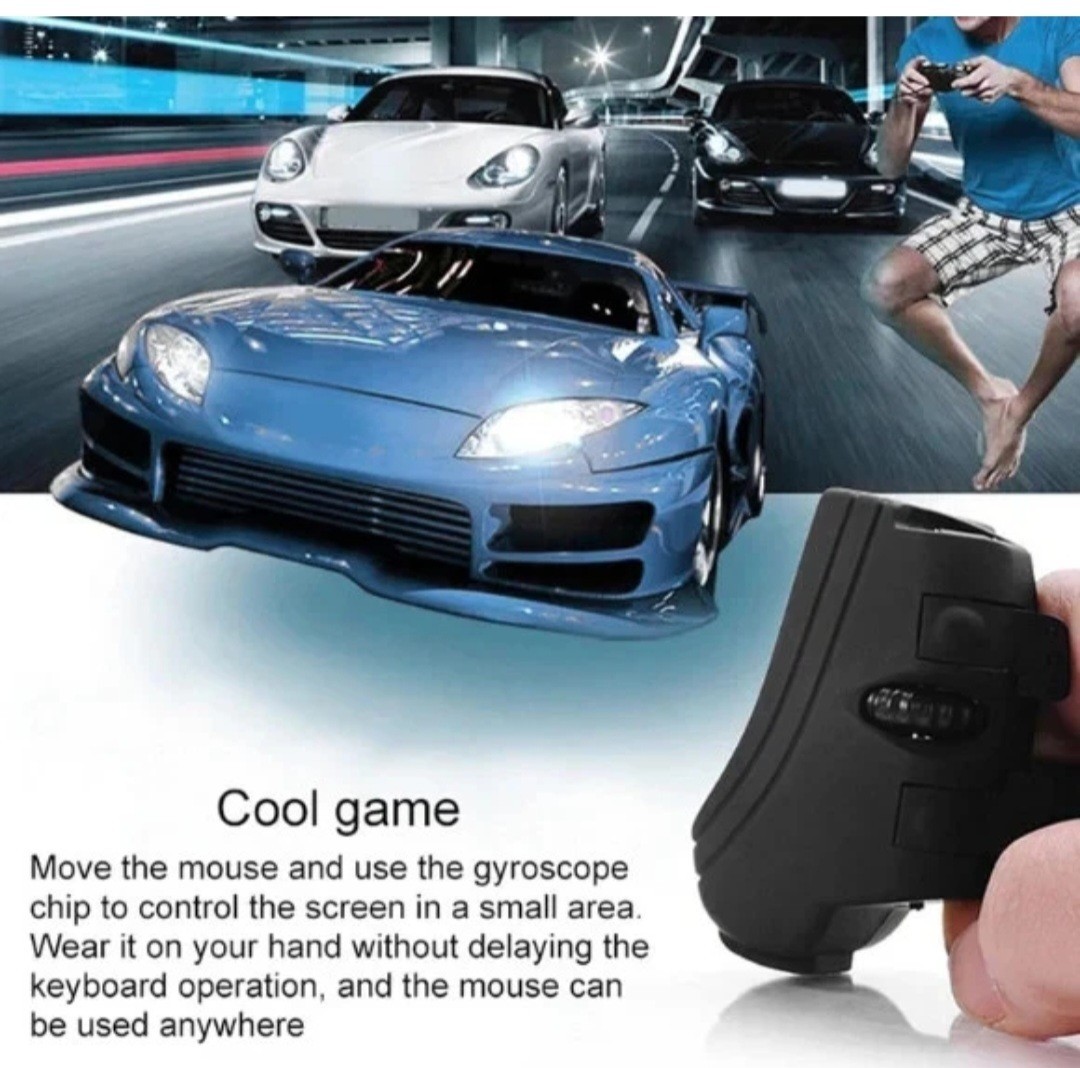 Finger Mouse, 2.4ghz Handheld Ergonomic Trackball Mouse easy to use