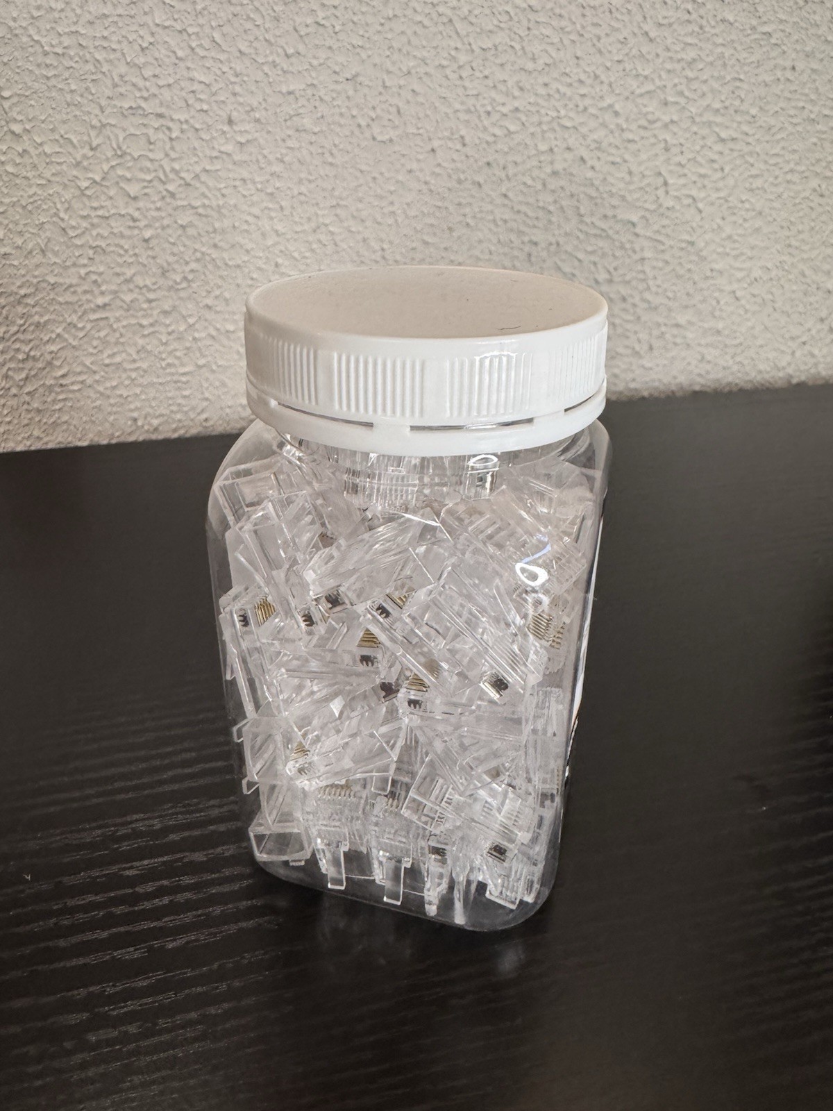 100Pcs Cat5/5E Pass Through EZ RJ45 Connectors