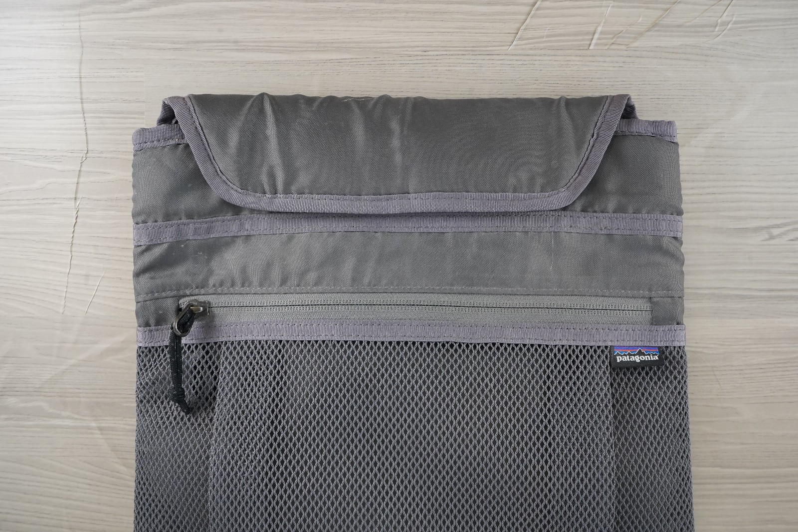 Patagonia Refugio Laptop Sleeve Tablet Case Device Gray Padded Zip Mesh 15×11