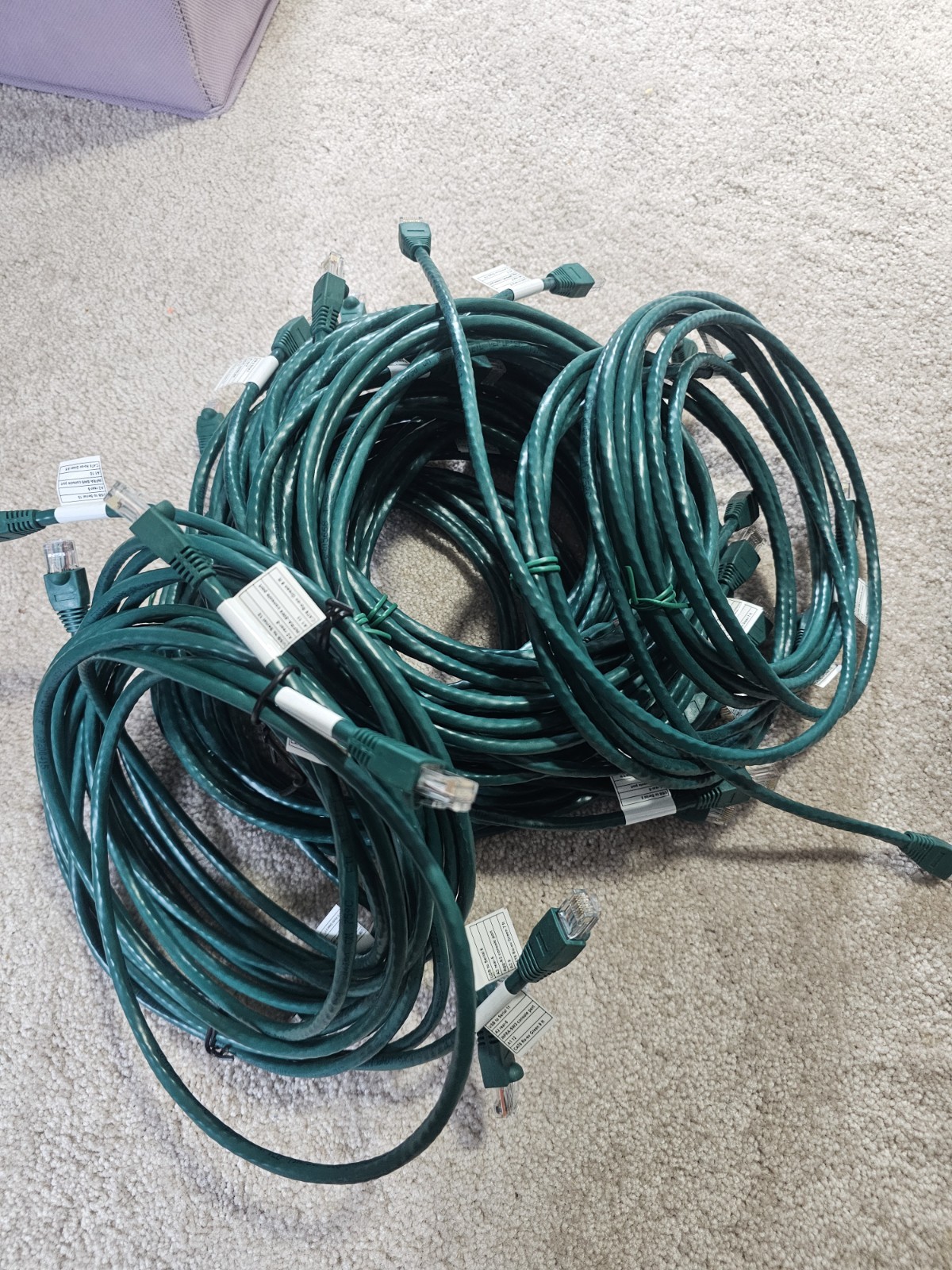 (20) 7-FT Ethernet Patch Cable Cat6 UTP Boosted – ANSI/TIA-568-C.2