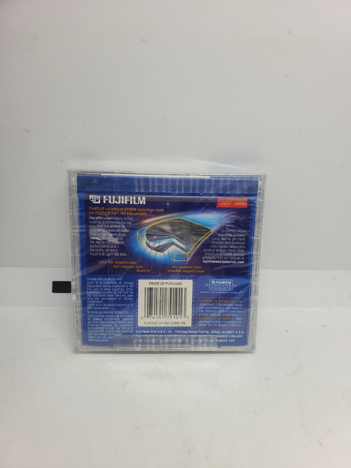 Fujifilm Zip 100mb Disk IBM Formatted Storage Technology Computer Sealed New