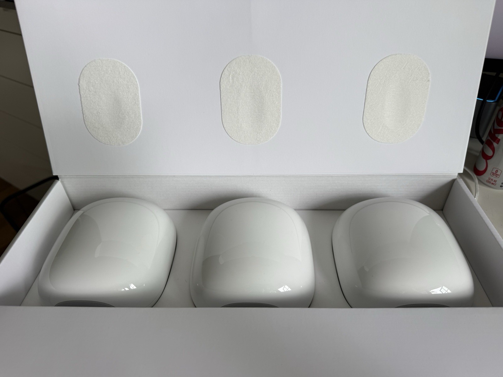 Google Nest Wifi Pro Wi‑Fi 6E Tri‑Band Mesh Router System 3‑Pack White
