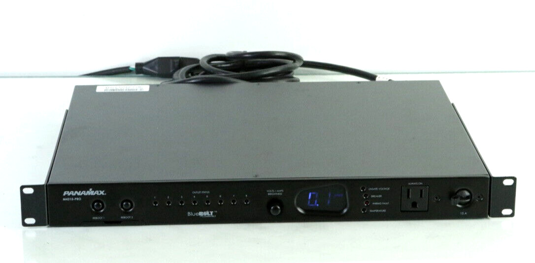 READ Panamax M4315-PRO Bluebolt 9-Outlet 15 Amp Power Management m762