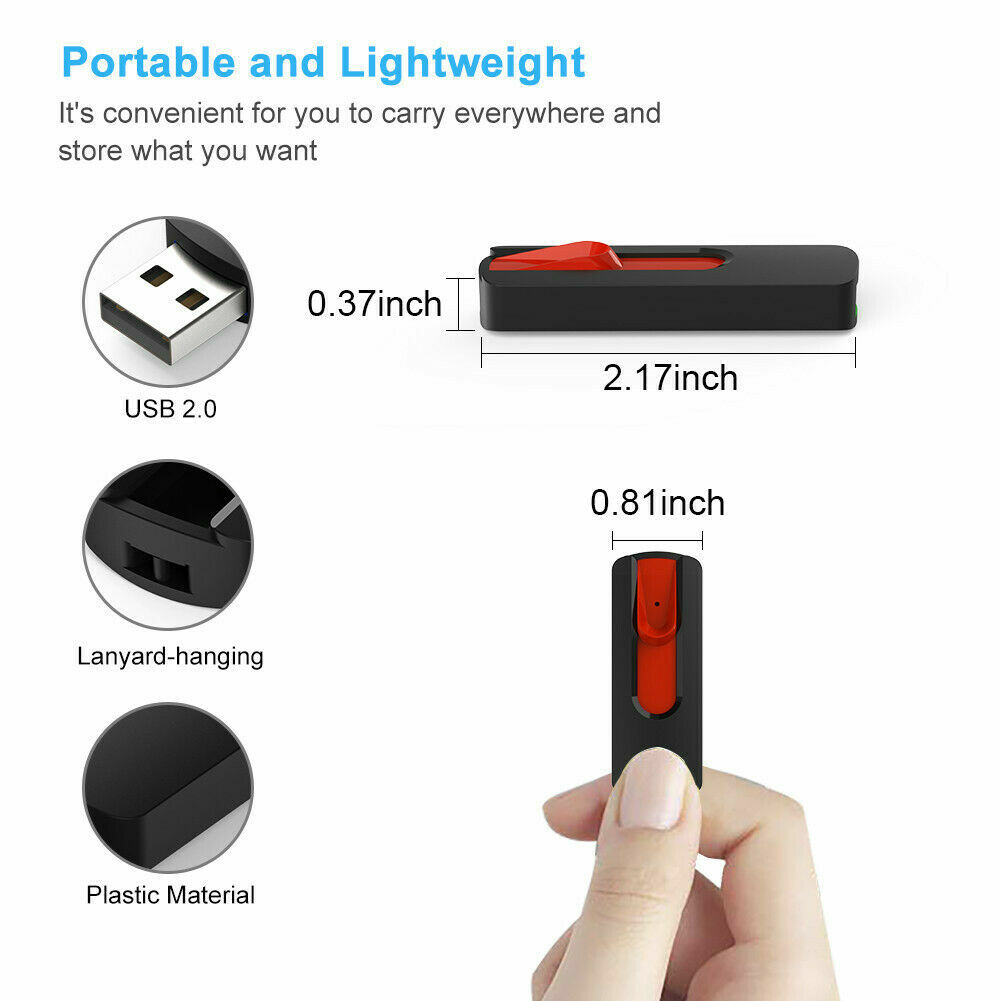 USB 2.0 Memory Stick Flash Thumb Pen Drive PC/Car/1GB 2GB 8GB 16GB 32GB 64GB LOT