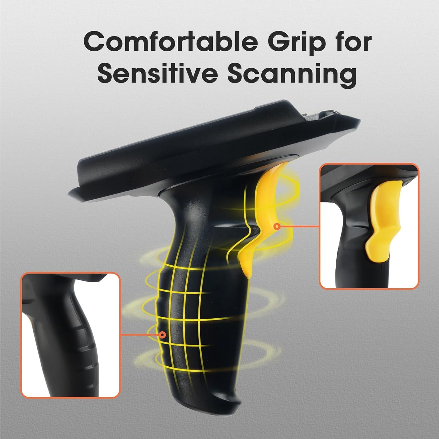 Snap on Trigger Pistol Grip Handle for Zebra TC52X TC57X TC52AX Scanners