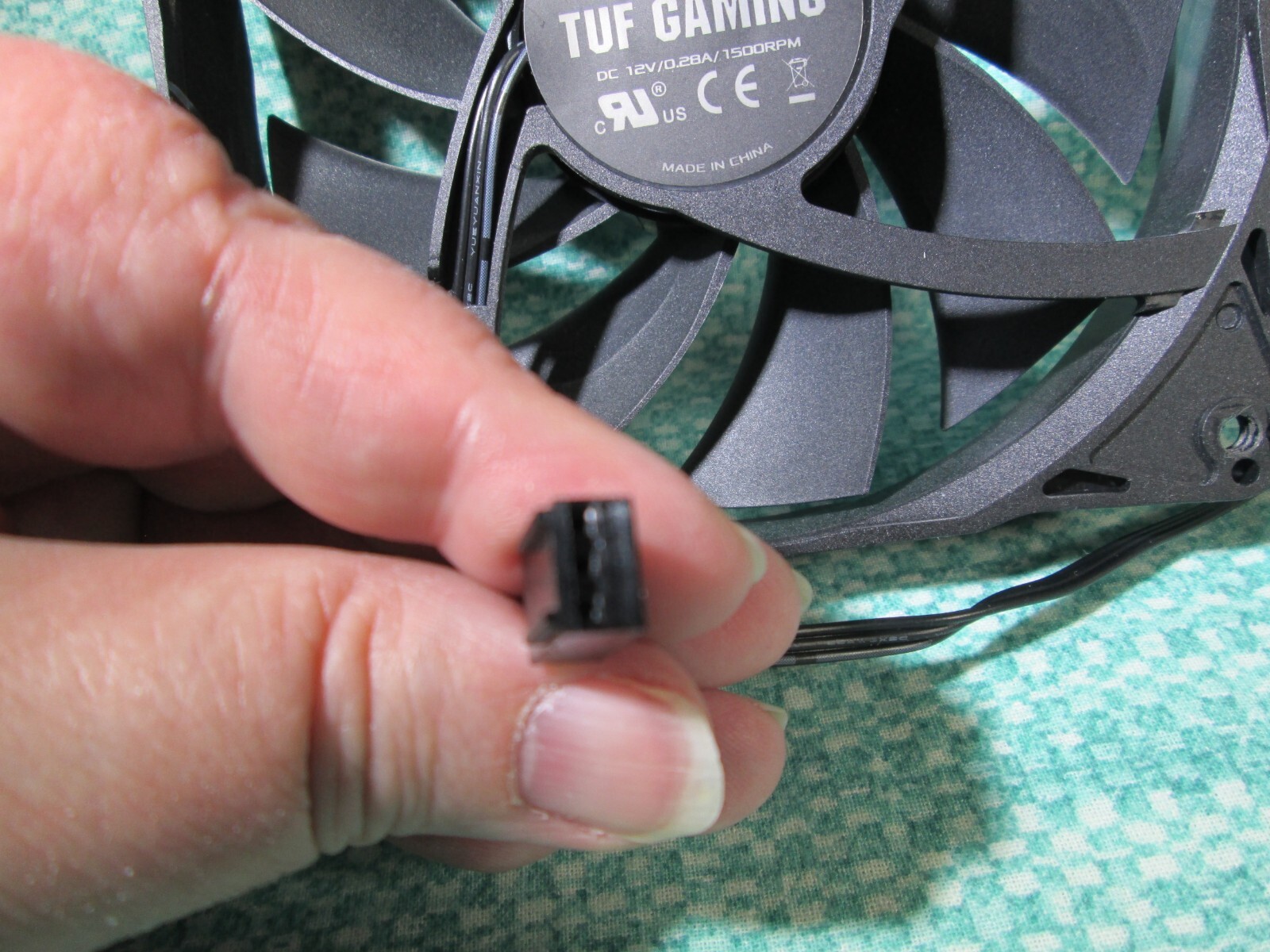 ASUS TUF Gaming 120mm Case Fan – Black – NON-Lit / 1500rpm