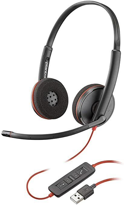 Plantronics Blackwire C3220 Stereo Wideband USB-A Headband UC Headset New In Bag