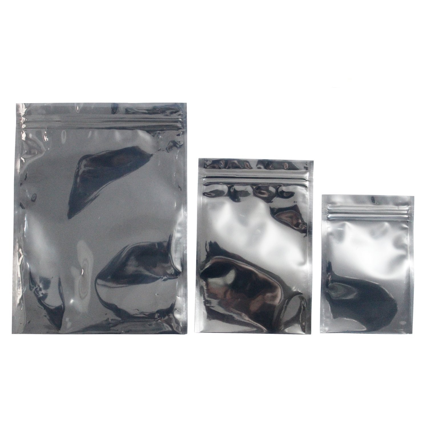 75 Pieces Antistatic Resealable Bags for SSD HDD and Electronic Device, Assorted