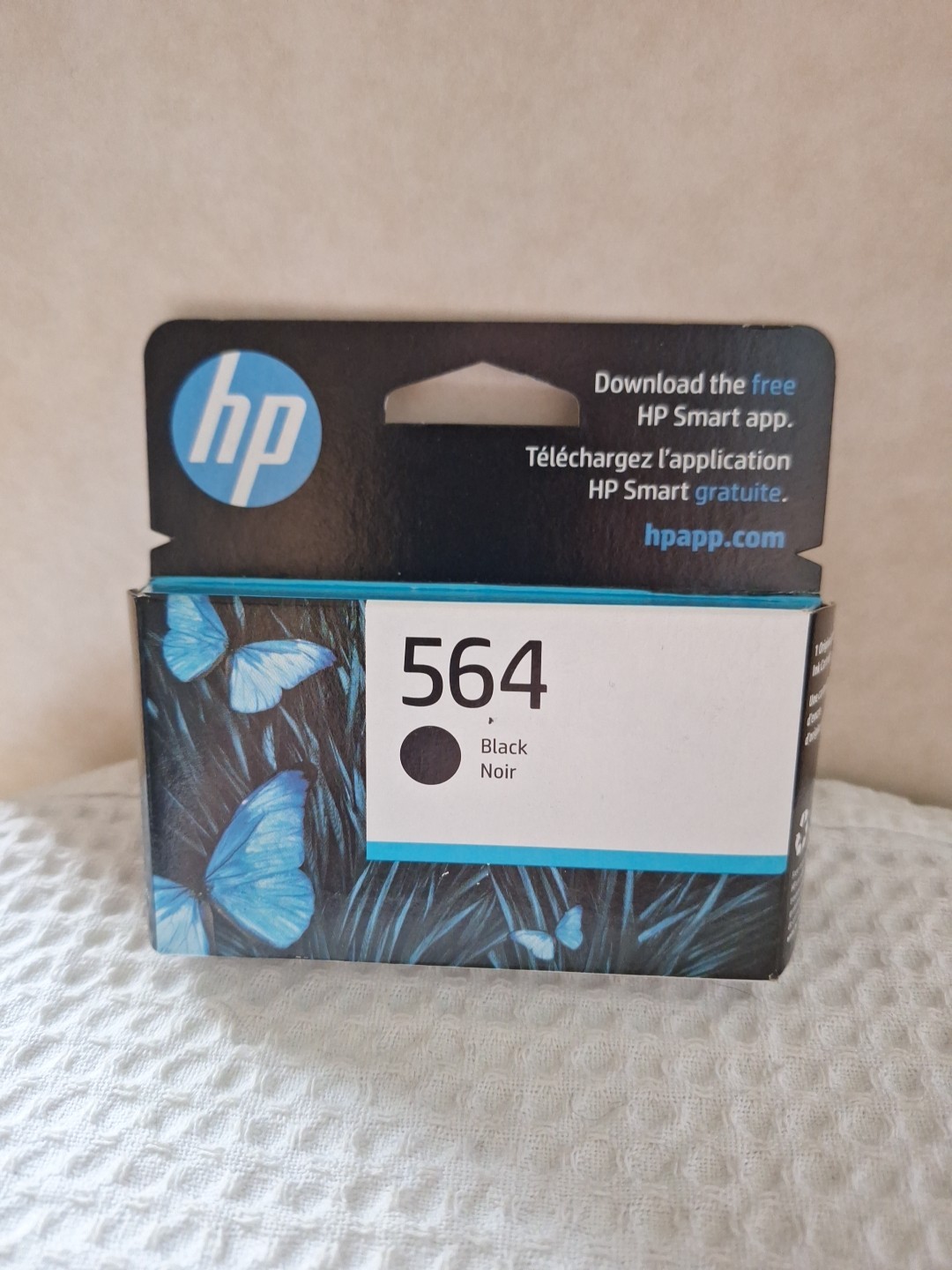 HP 564 Genuine Black Ink Cartridge (CB316WN) EXP: 12/2026 NEW Sealed Free Ship !