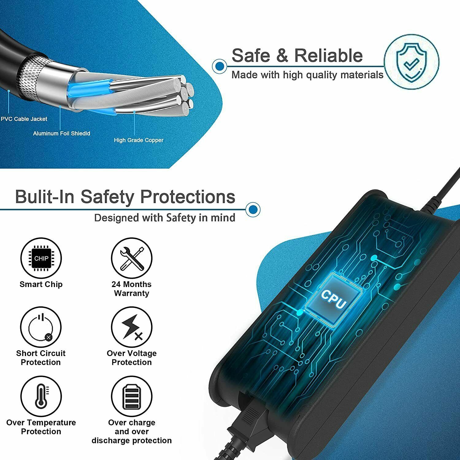 AC Adapter Charger Power Supply For Dell Latitude E5440 E5550 E5420 E5404 E5400