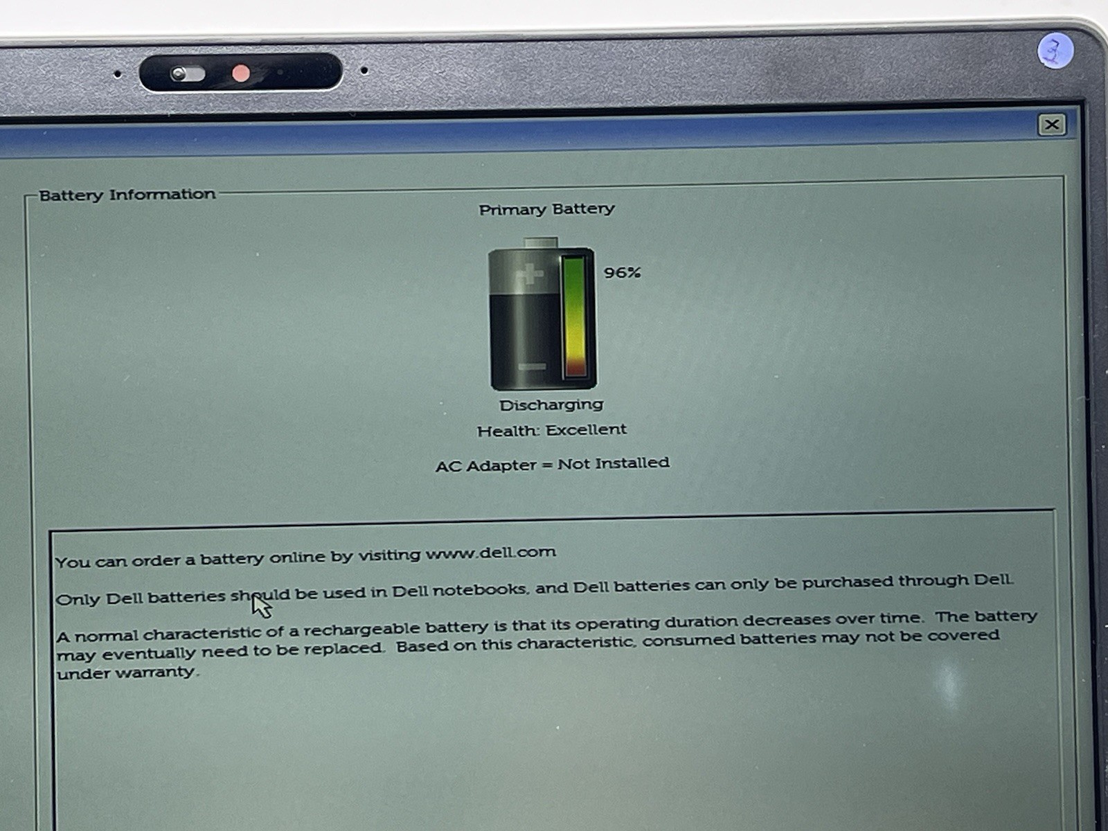 Dell Latitude 5500, i5-8265U CPU, @ 1.60GHz, 8GB RAM-No HDD/OS/Charger