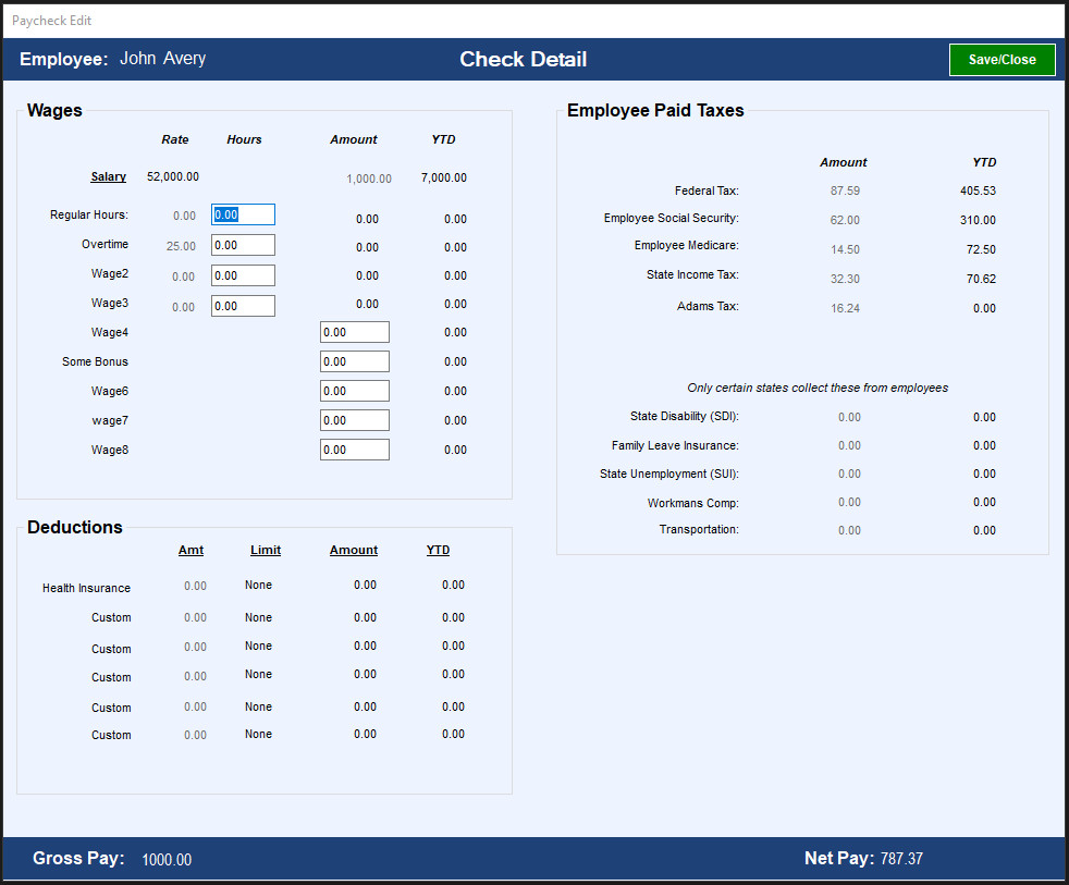 Payroll PRO software for Windows 10 /11- CD- Includes 12 month license
