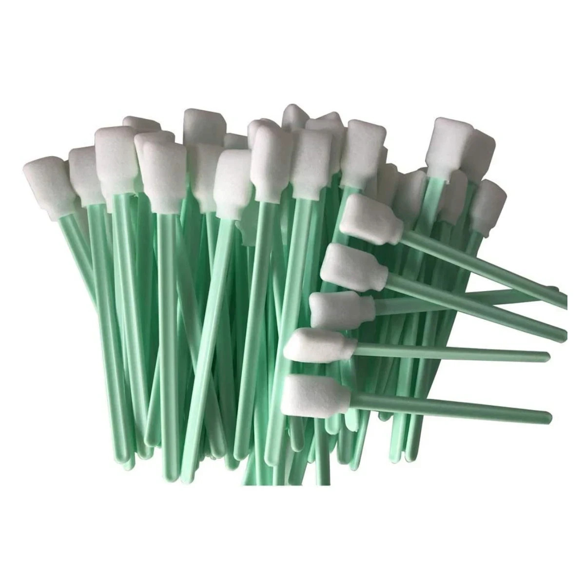 100-Pack Foam Tip Cleaning Swabs – Industrial Precision Sponge Sticks