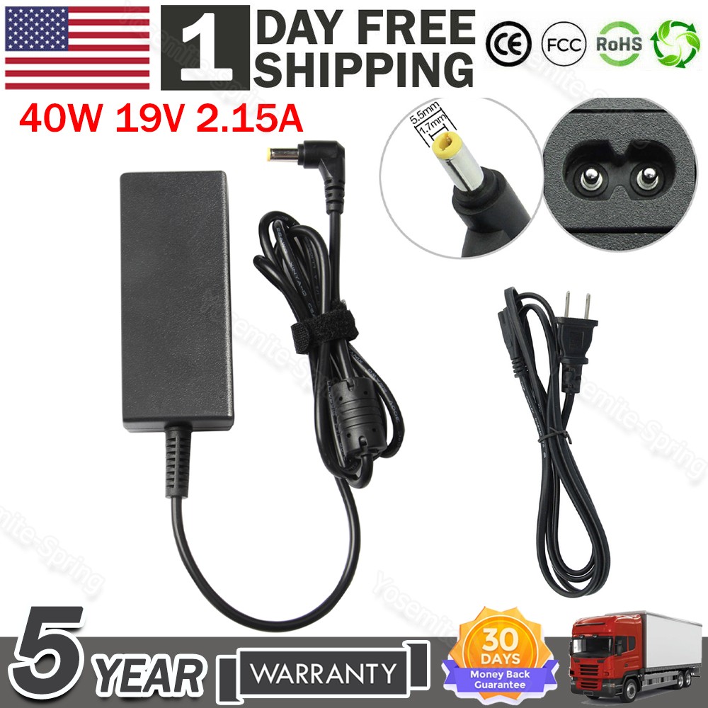 65W 45W AC Adapter Charger for Acer ES1-531 Gateway NE71B06u NE56R37u NE56R31u