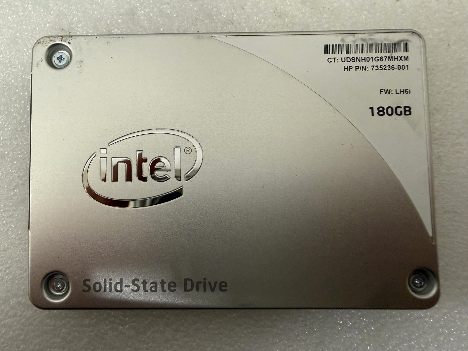 Intel Pro 1500 180GB 2.5″ SATA SSD HP 735236-001 SSDSC2BF180A4H