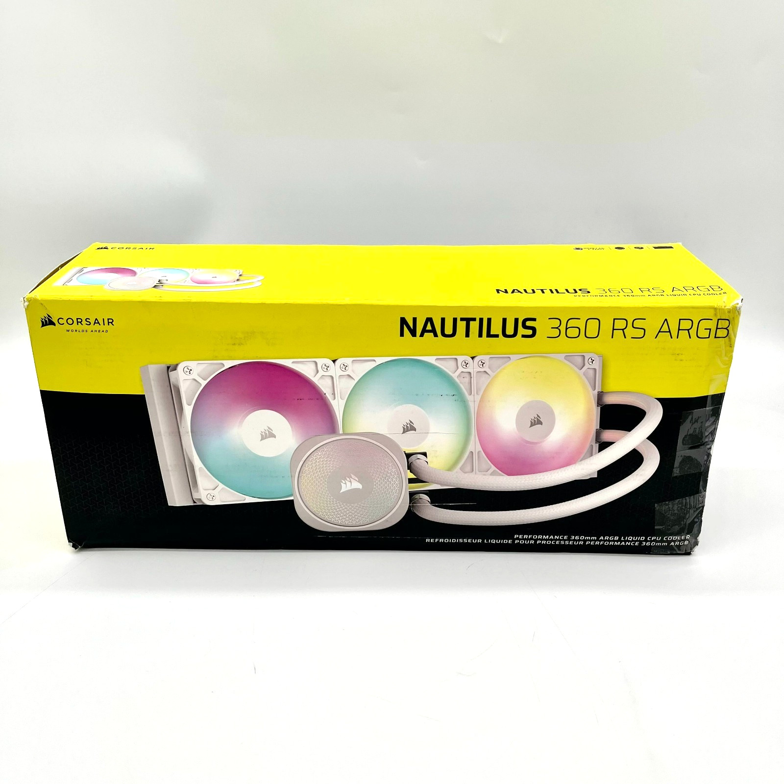 CORSAIR NAUTILUS 360 RS ARGB Performance 360mm Liquid CPU Cooler – White