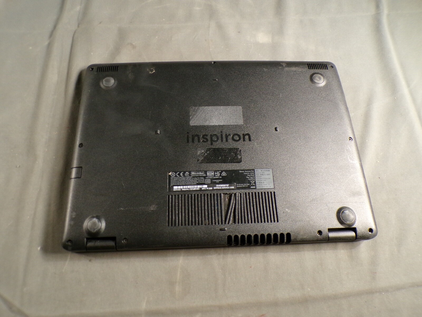 DELL INSPIRION 3493 INTEL CORE i5-1035G1 8GB RAM **NO HD/ NO CADDIE/ NO OS